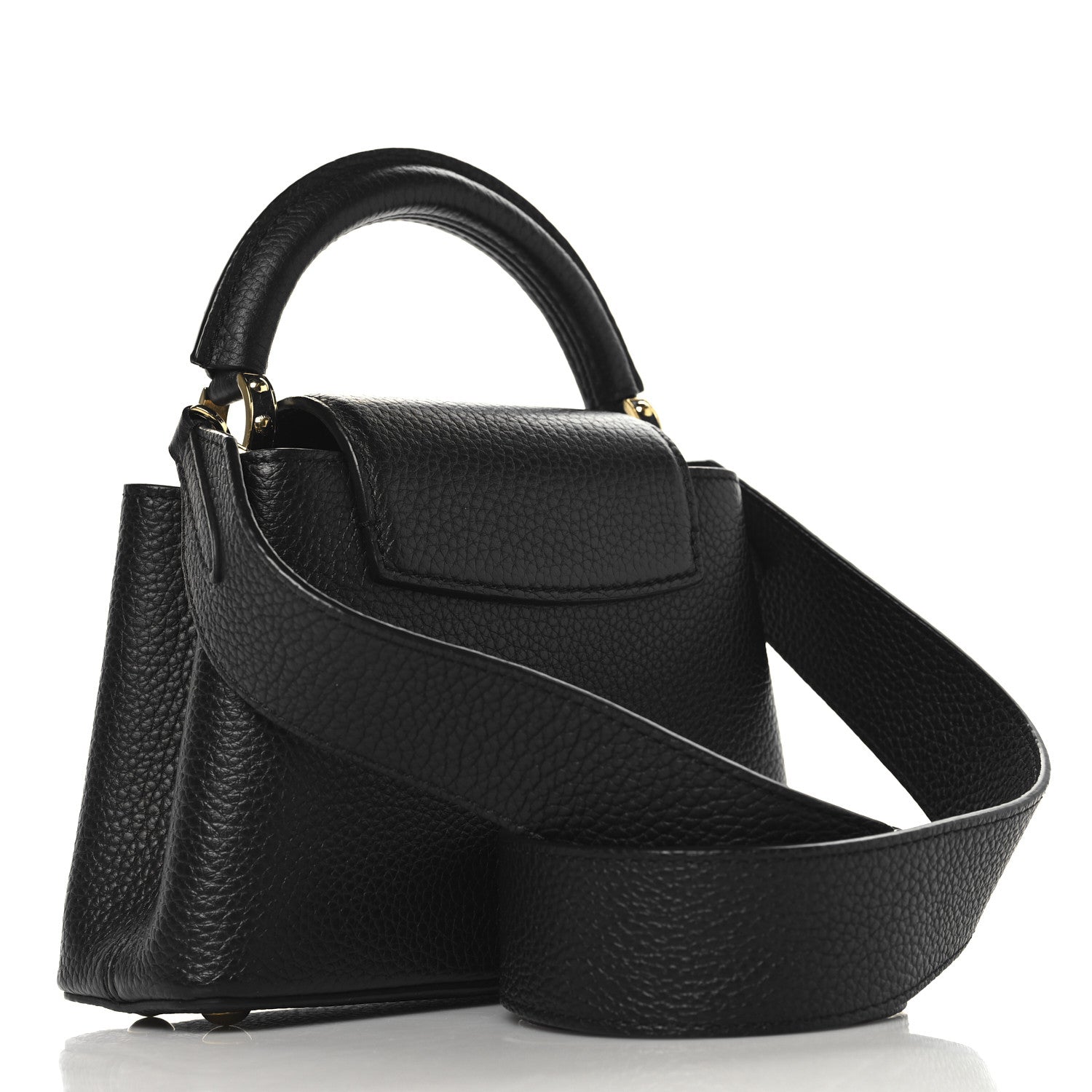 Louis Vuitton Taurillon Mini Capucines Black 3 of 9