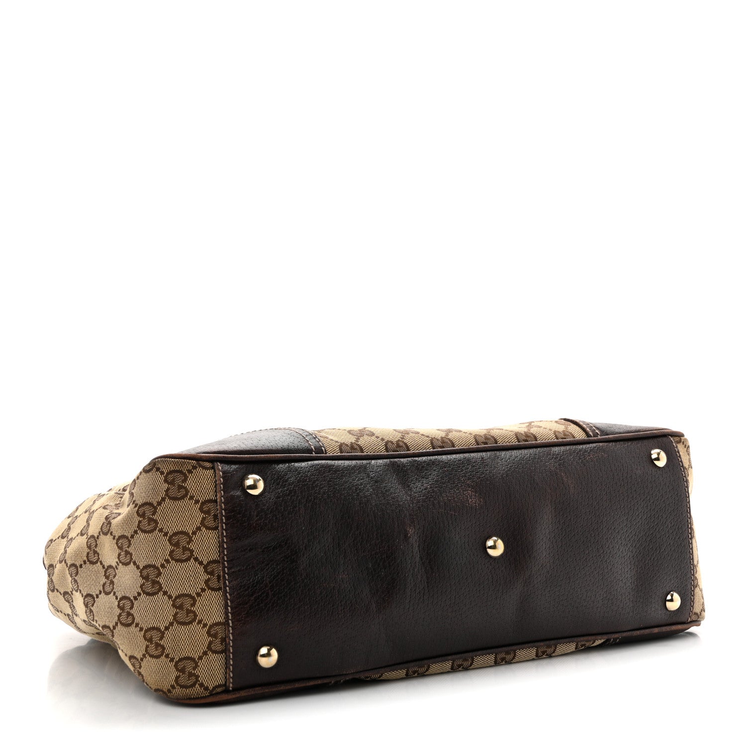 Gucci Monogram Medium Princy Tote Dark Brown 4 of 17