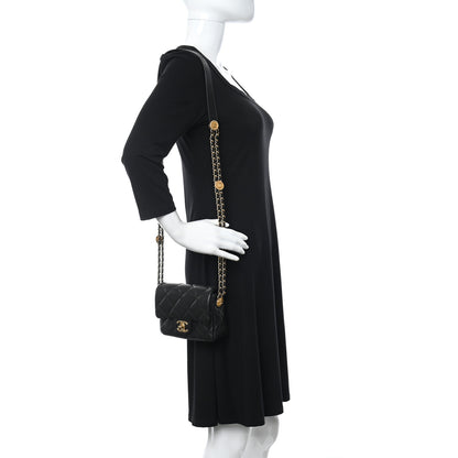 Chanel Caviar Quilted Mini Twist Your Buttons Flap Black 2 of 11
