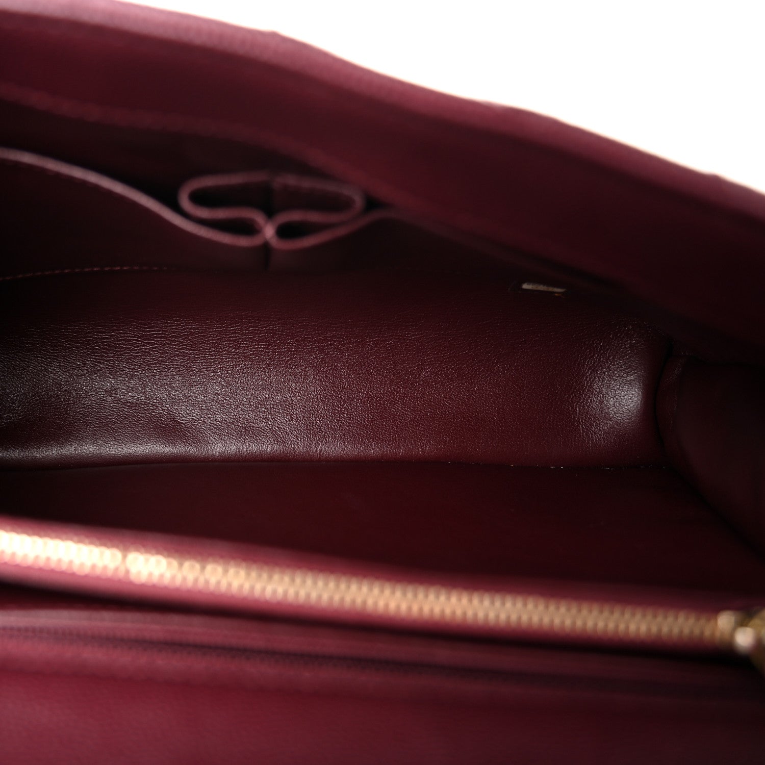 Chanel Caviar Lizard Quilted Medium Coco Handle Flap Burgundy 5 of 11