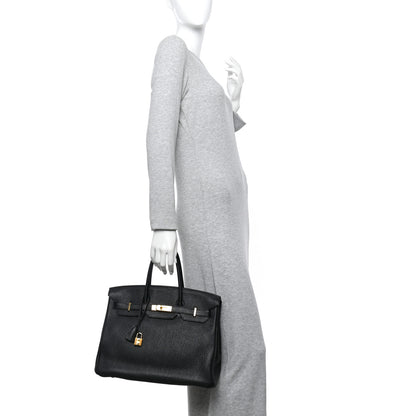 Hermes Togo Birkin 35 Black 2 of 10