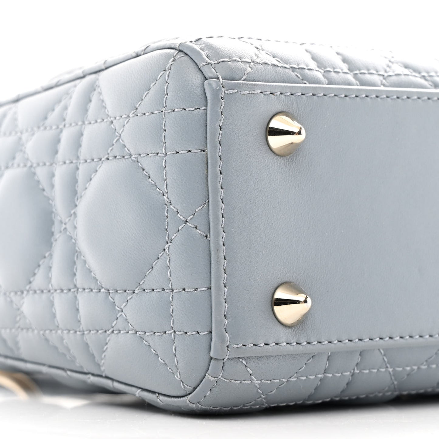 Lambskin Cannage Small My ABCDior Lady Dior Cloud Blue
