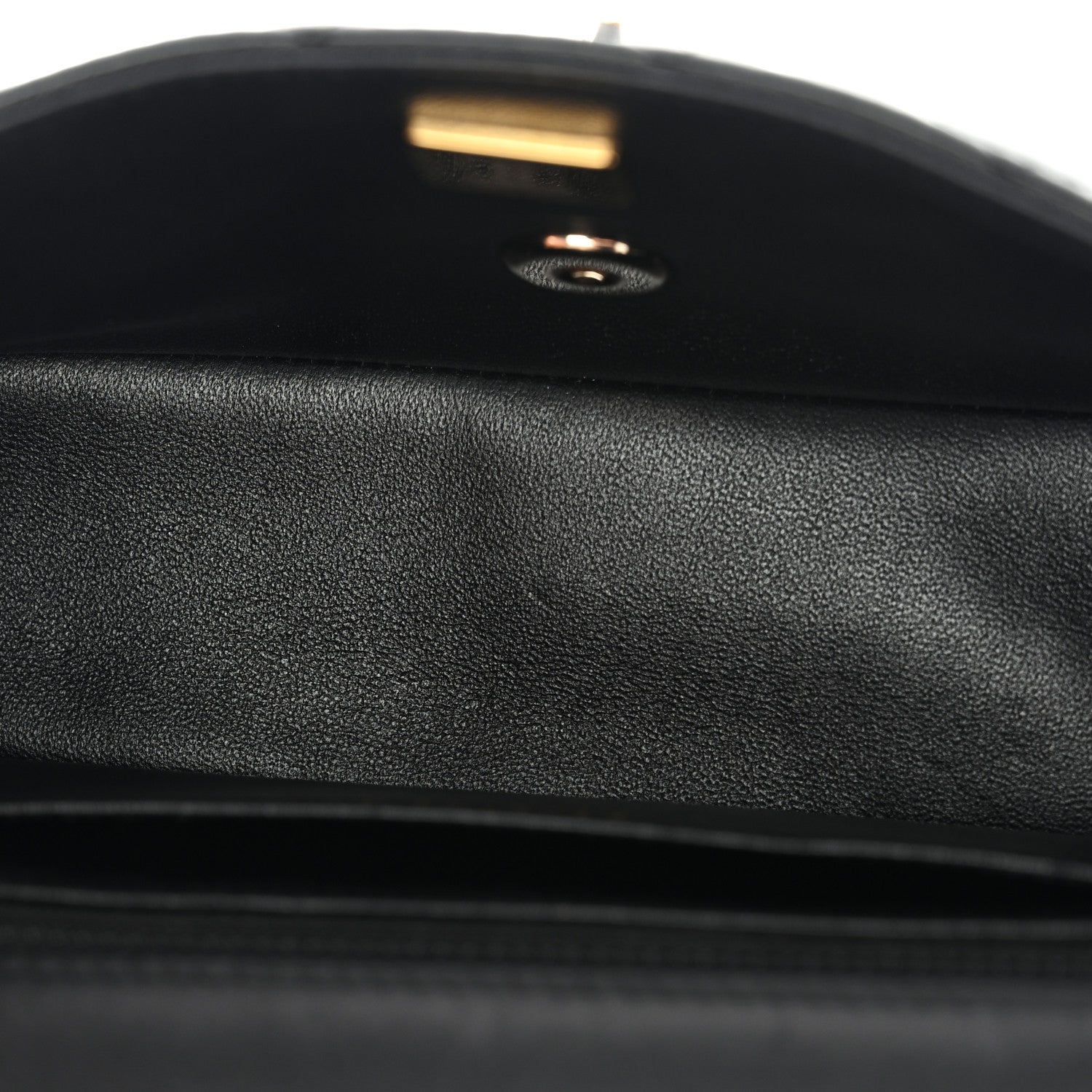 Chanel Lambskin Quilted Mini Rectangular Flap Black 5 of 11