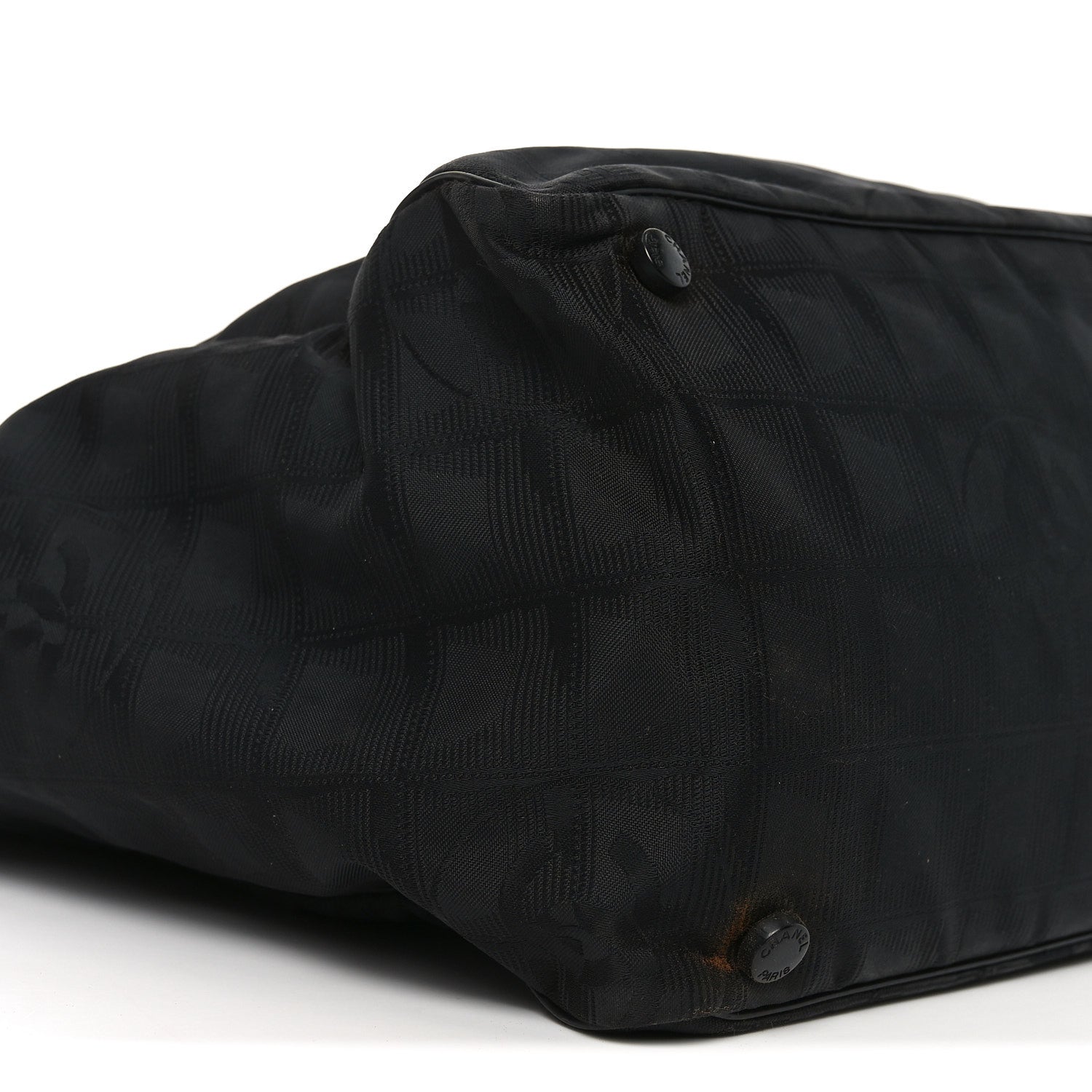 Chanel Nylon Large Travel Tote Black 8 of 9