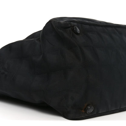 Chanel Nylon Large Travel Tote Black 8 of 9