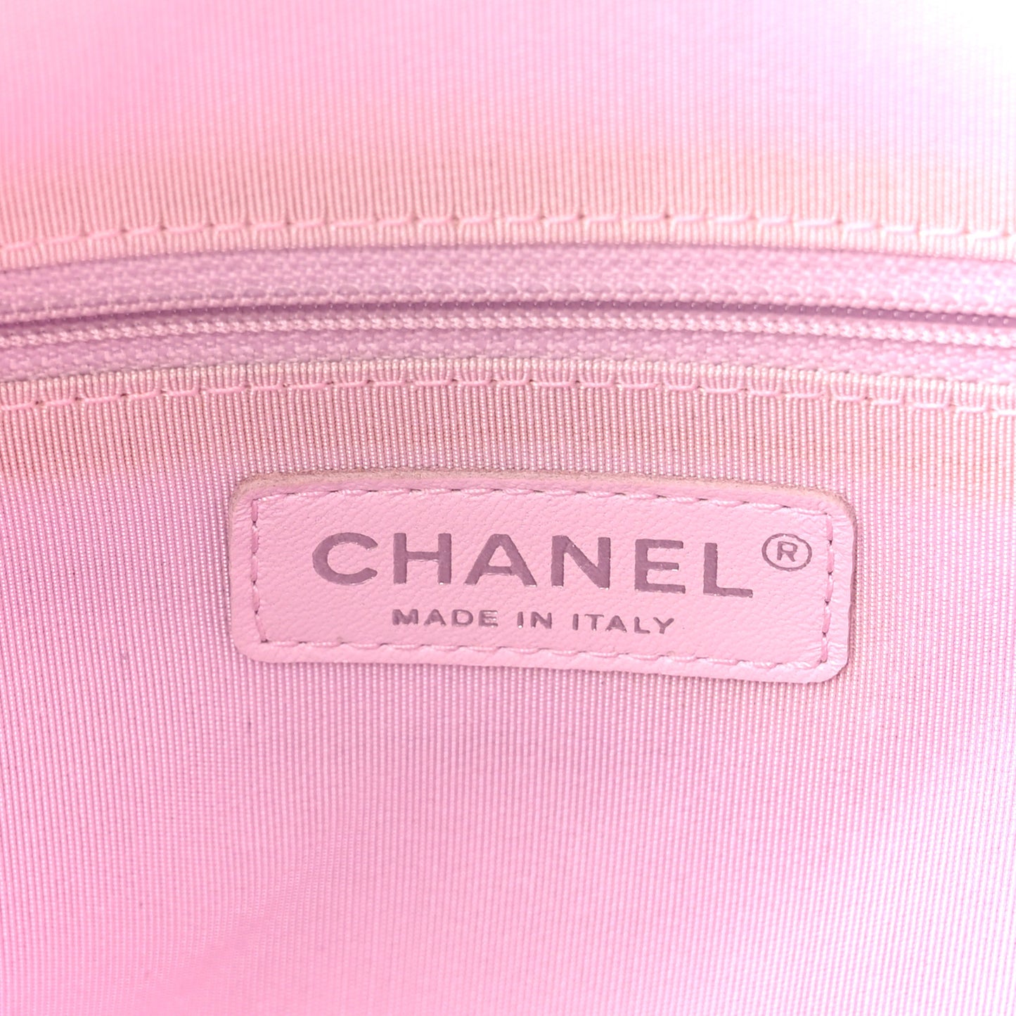 Calfskin Stitch Medium Ring My Bag Shopping Tote Pink