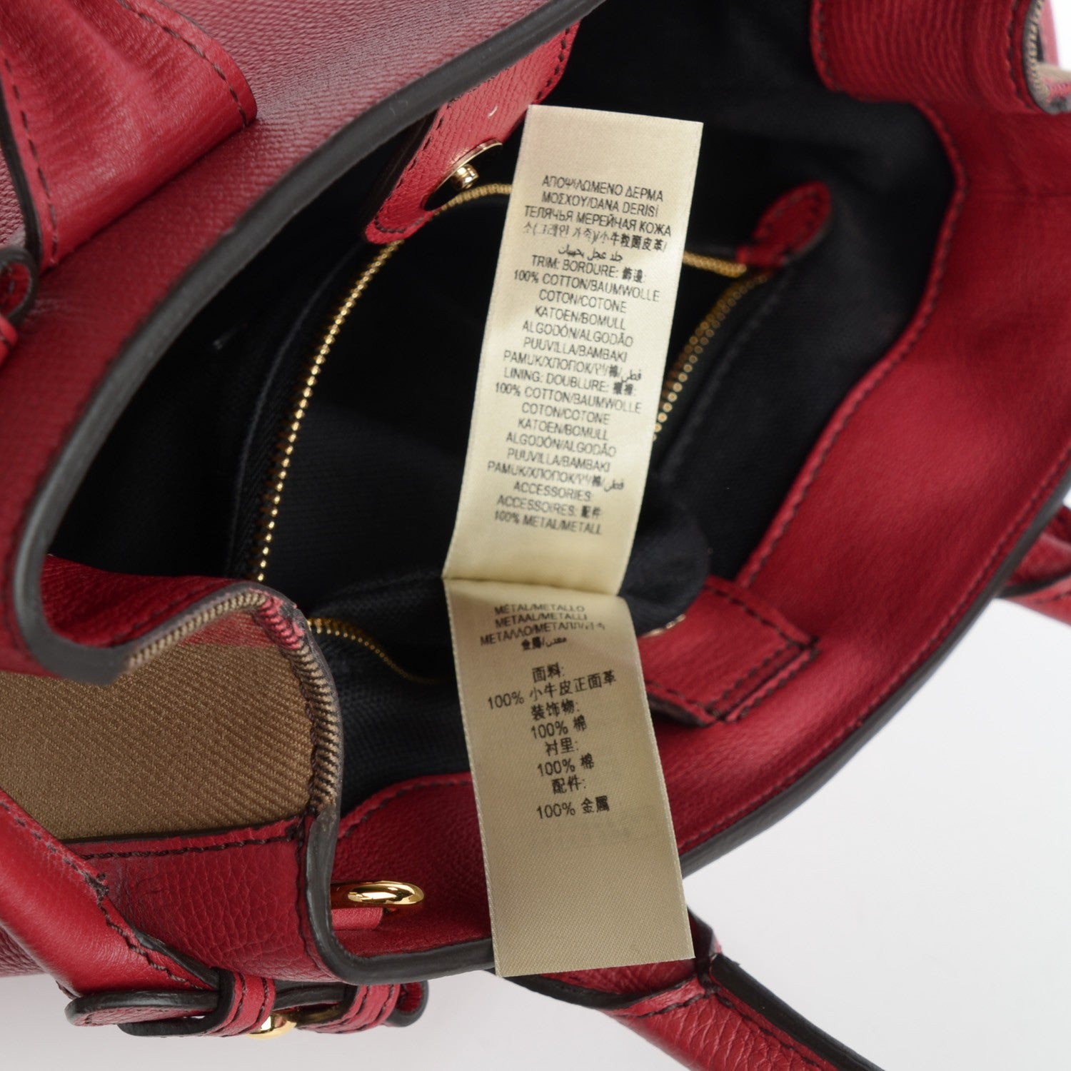 Burberry Grainy Calfskin House Check Small Banner Tote Russet Red 3 of 11