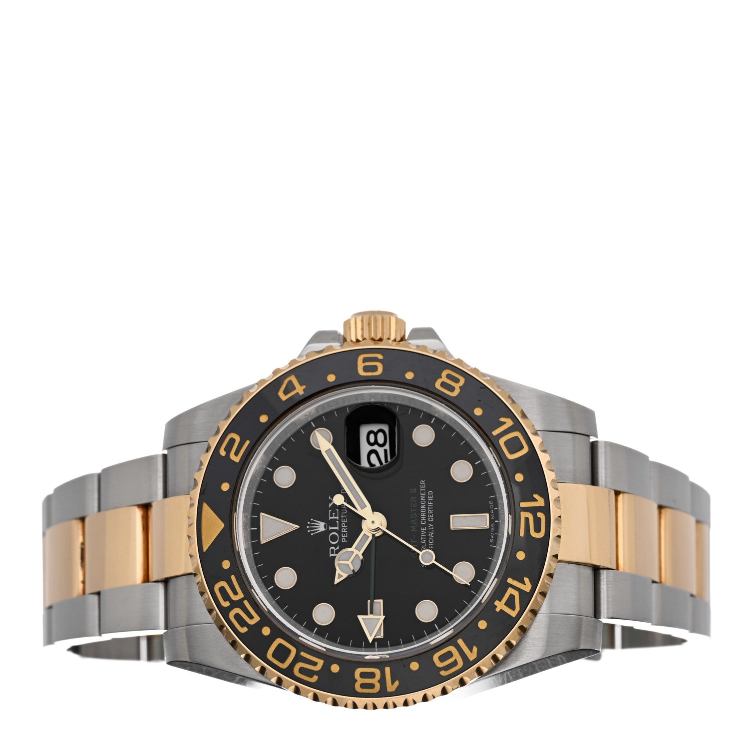 Rolex Stainless Steel 18K Yellow Gold 40mm GMT-Master II Oyster Perpetual Date Watch 116713LN 2 of 5