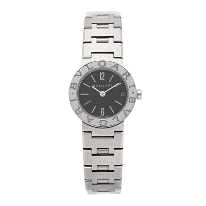 Bulgari Stainless Steel 23mm Quartz Watch Black 1 of 4