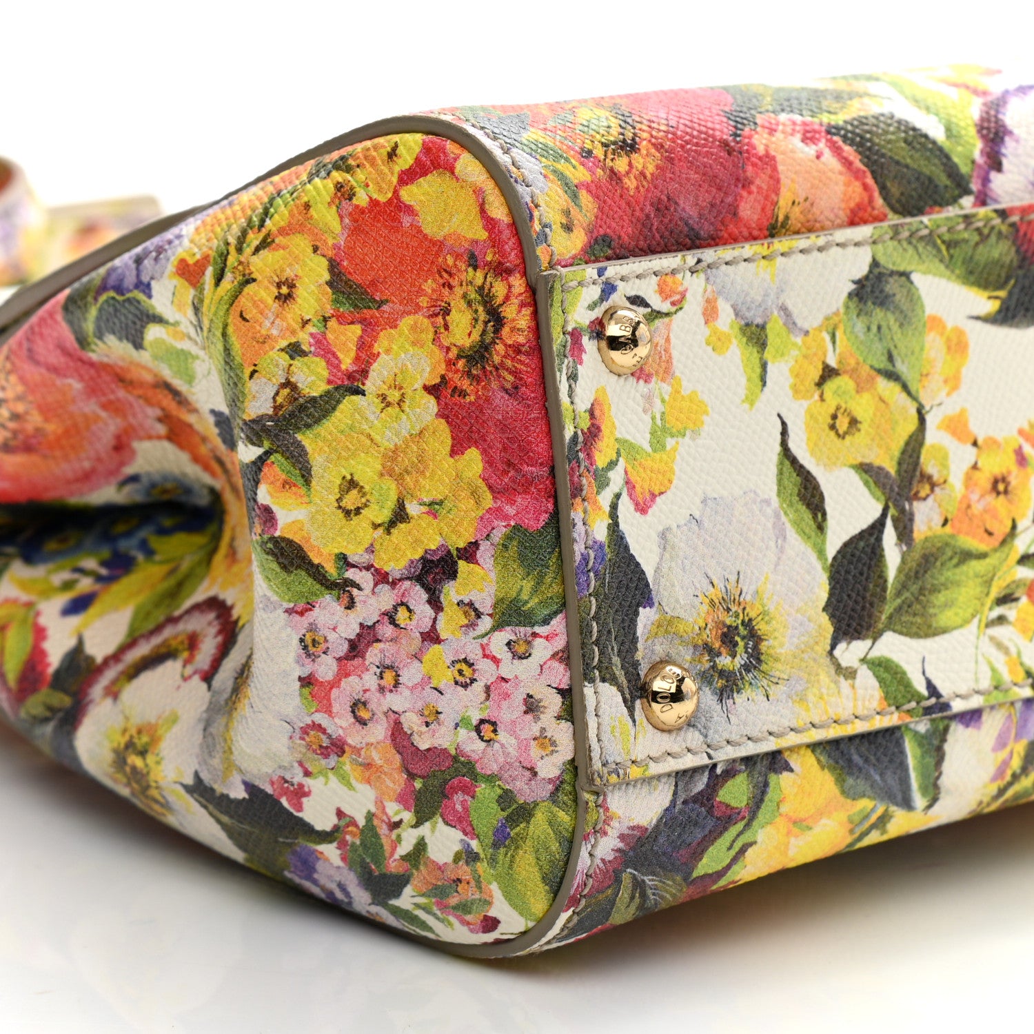 Dolce & Gabbana Dauphine Flower Print Medium Miss Sicily Satchel Multicolor 8 of 9