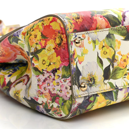 Dolce & Gabbana Dauphine Flower Print Medium Miss Sicily Satchel Multicolor 8 of 9