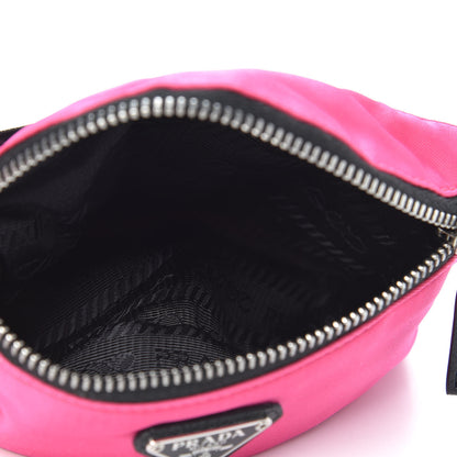 Prada Tessuto Nylon Wrist Pouch Fuxia 5 of 6
