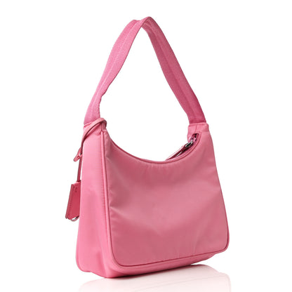 Prada Tessuto Nylon Mini Re-Edition 2000 Bag Begonia 2 of 14