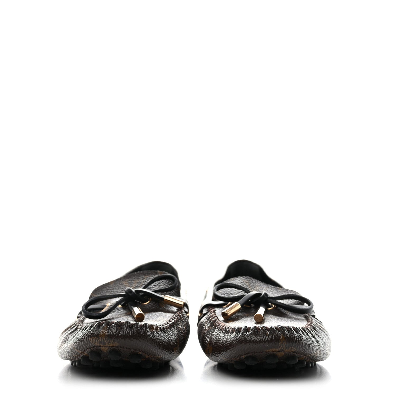 Louis Vuitton Patent Monogram Gloria Loafers 38 2 of 7
