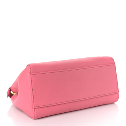 Fendi Nappa Colorblock Mini Peekaboo Iconic Satchel Rosa Fluo Oxigen Slate 4 of 10