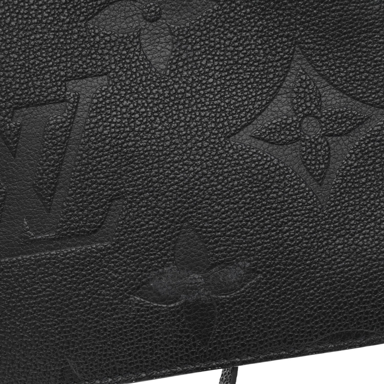 Louis Vuitton Empreinte Monogram Giant Neverfull MM Black 10 of 11
