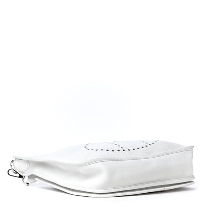 Hermes Taurillon Clemence Evelyne II PM White 5 of 20