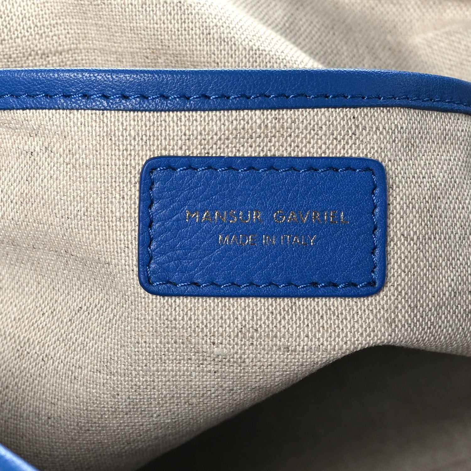 Mansur Gavriel Calfskin Mini Tulipano Bag Elettrico 6 of 9