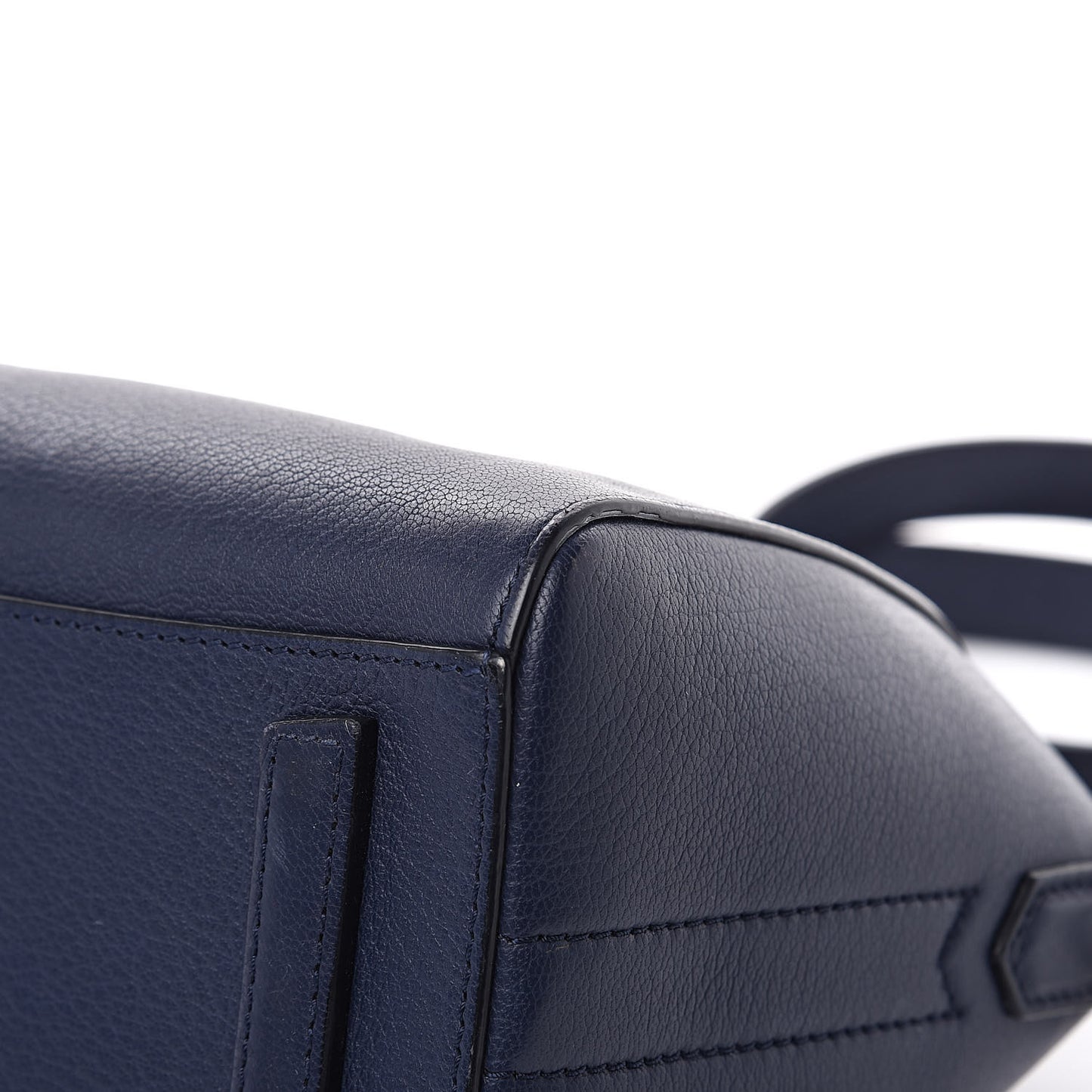 Sugar Goatskin Mini Antigona Navy