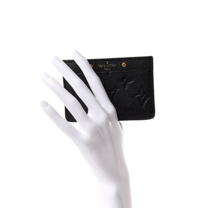 Louis Vuitton Empreinte Card Holder Black 2 of 7