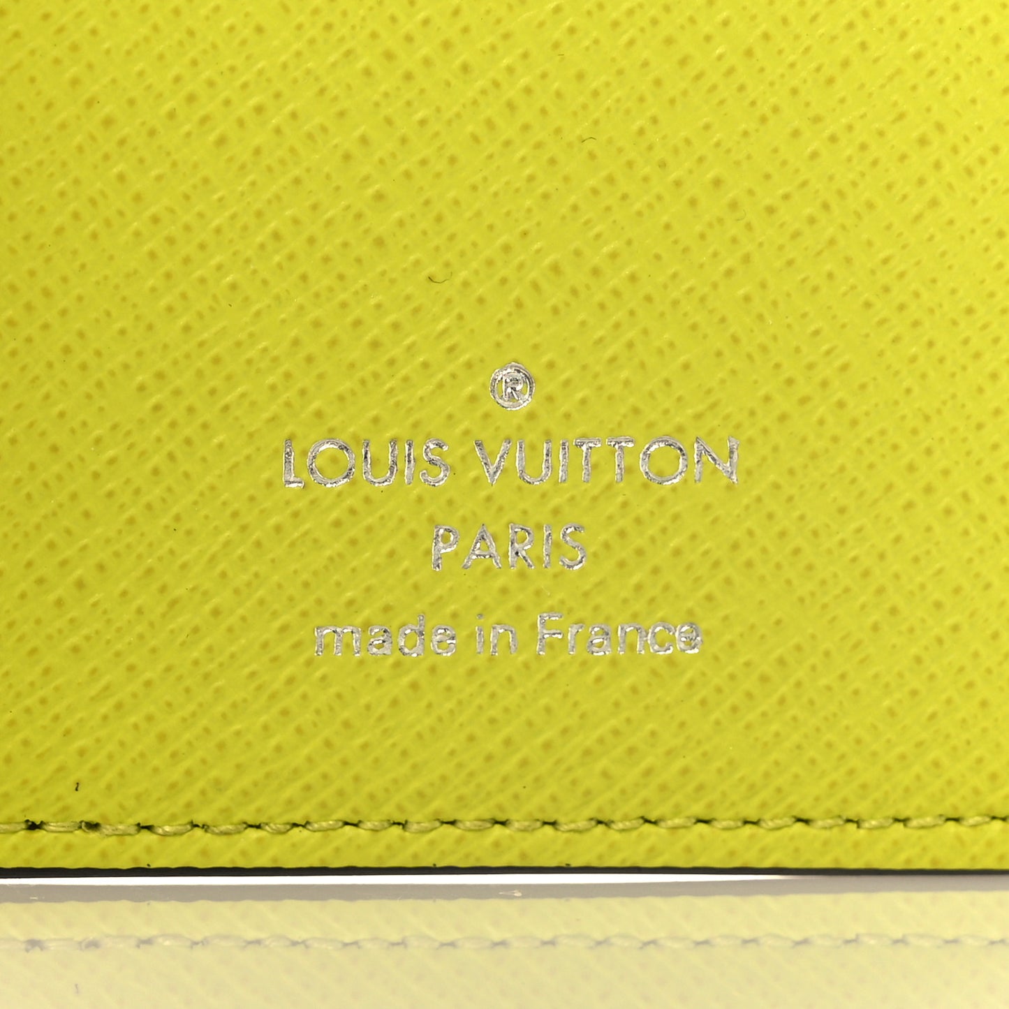 Monogram Taiga Pocket Organizer Yellow