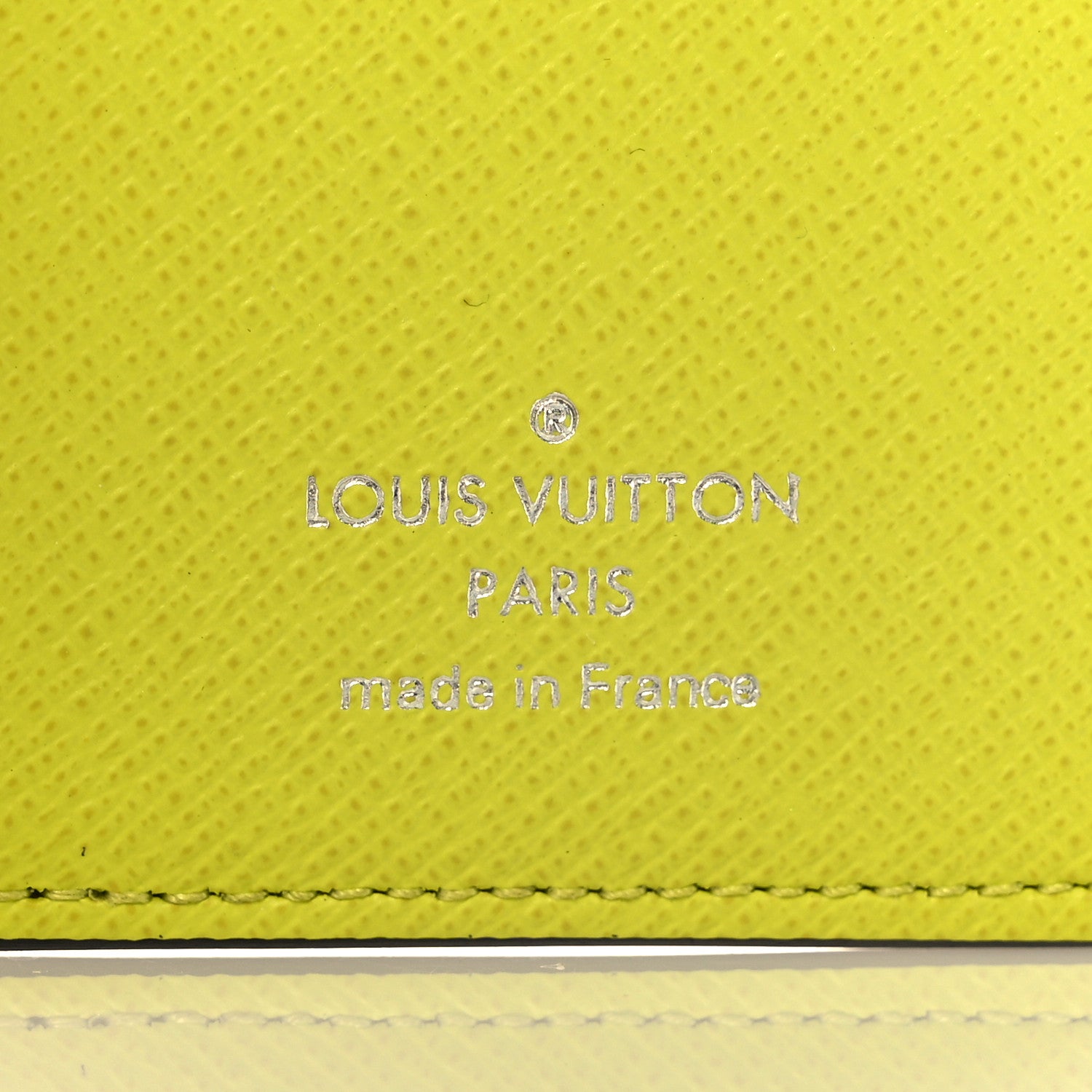 Louis Vuitton Monogram Taiga Pocket Organizer Yellow 8 of 10