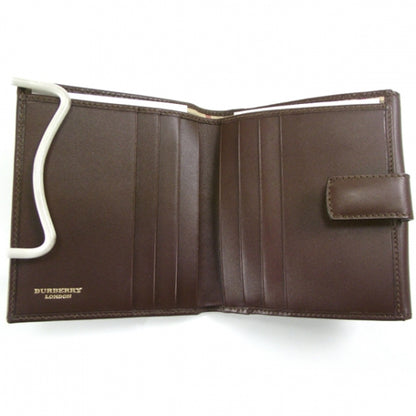 Burberry Leather Nova Check Wallet Brown 5 of 8