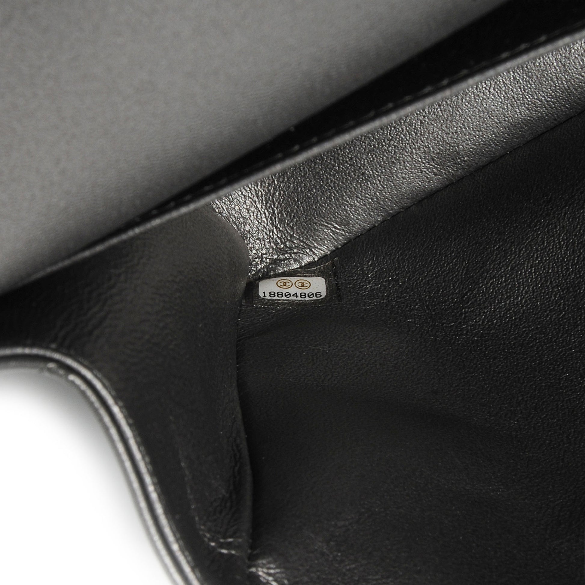Chanel Lambskin Quilted Jumbo Double Flap Metallic Grey 7 of 8