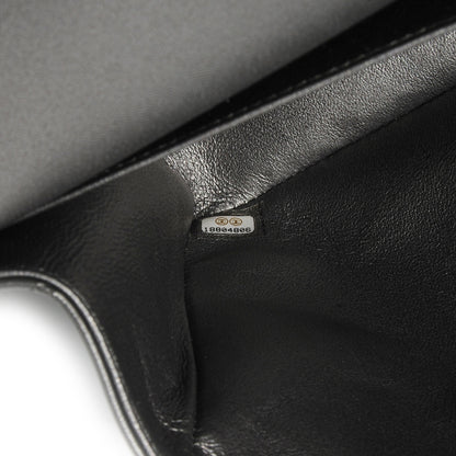 Chanel Lambskin Quilted Jumbo Double Flap Metallic Grey 7 of 8
