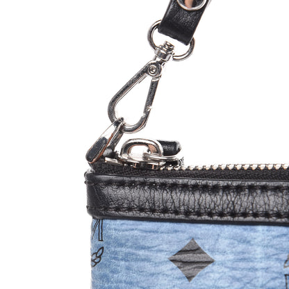 MCM Visetos Project Reversible Tote Pouch Munich Blue 11 of 14