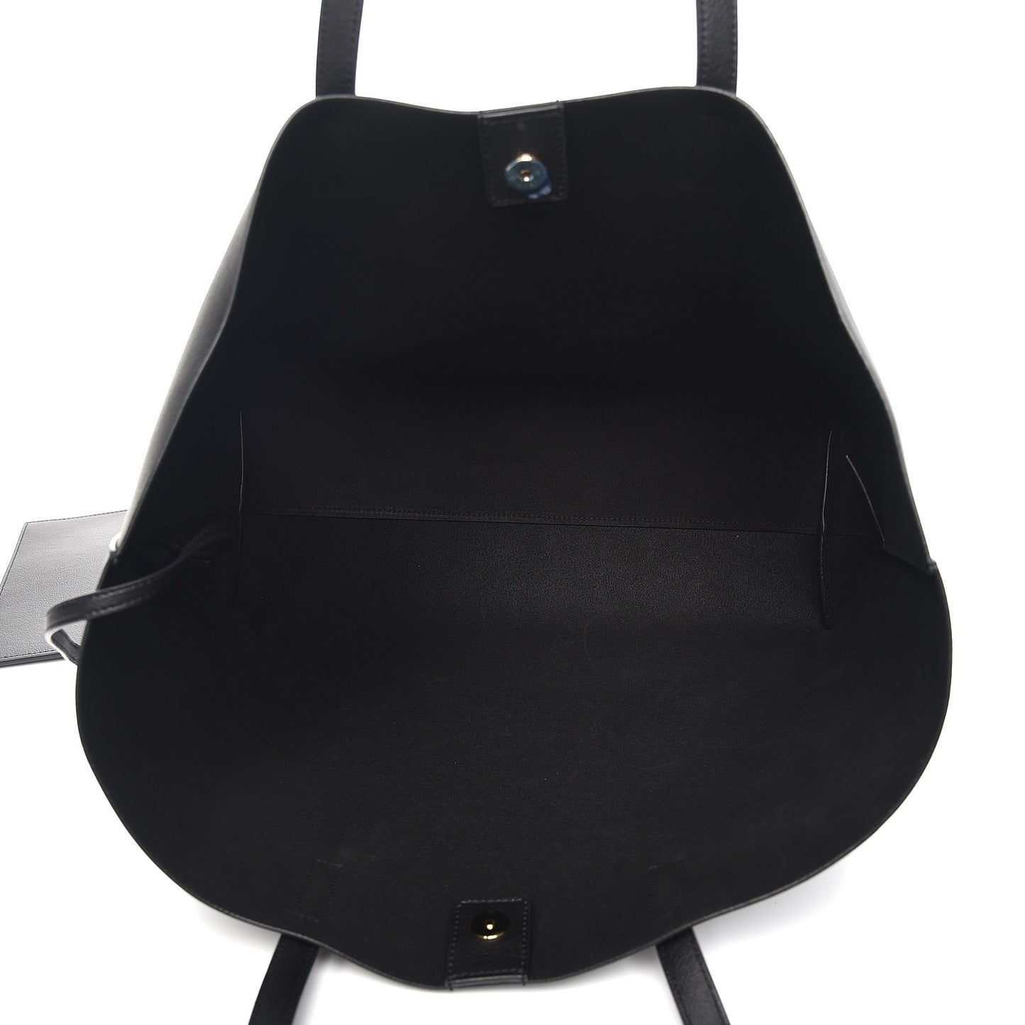 Calfskin Large Shopping Tote Black