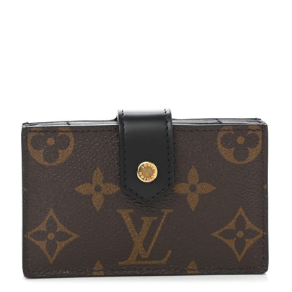 Louis Vuitton Monogram Gusset Card Holder Black 1 of 6