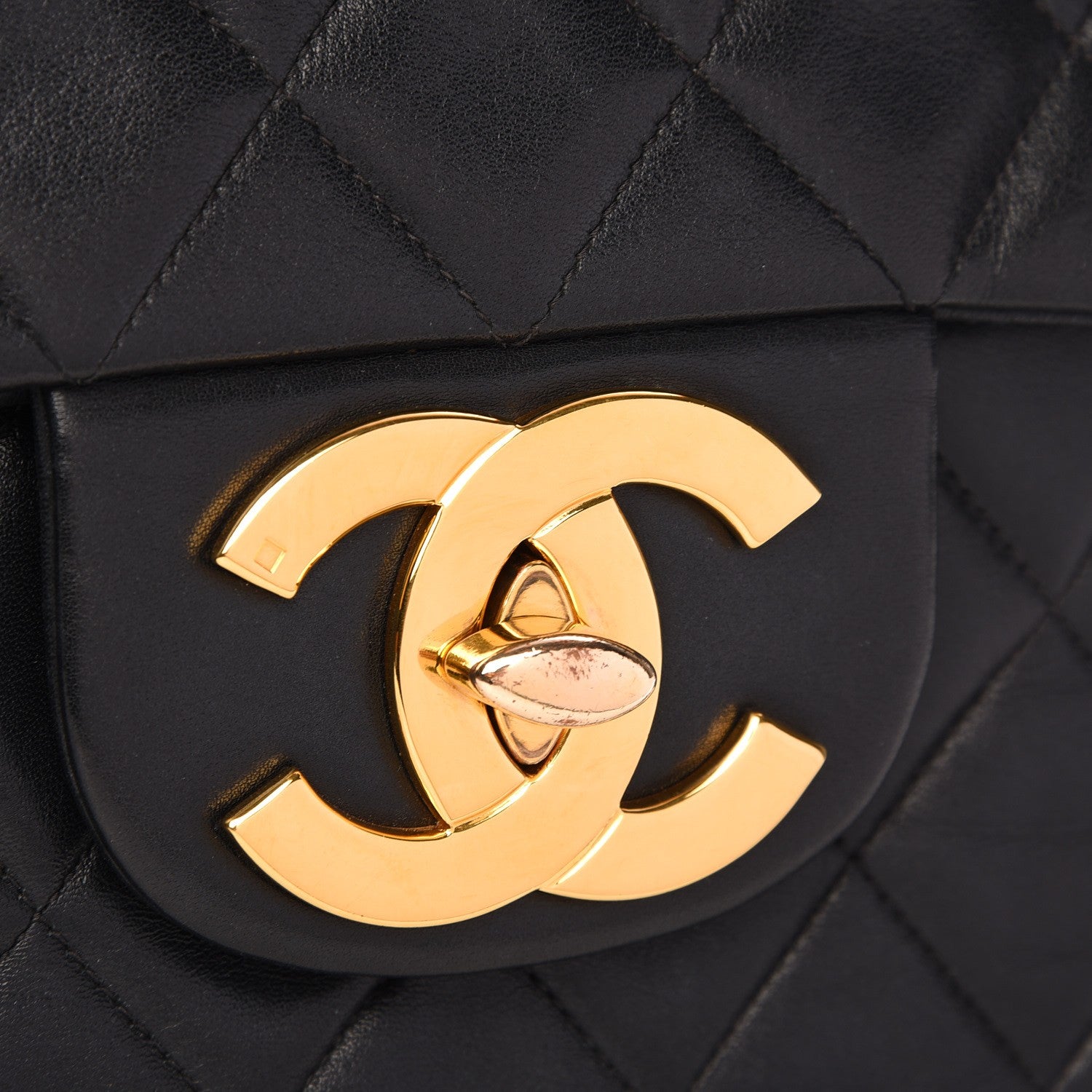 Chanel Lambskin XL Jumbo Flap Black 9 of 10