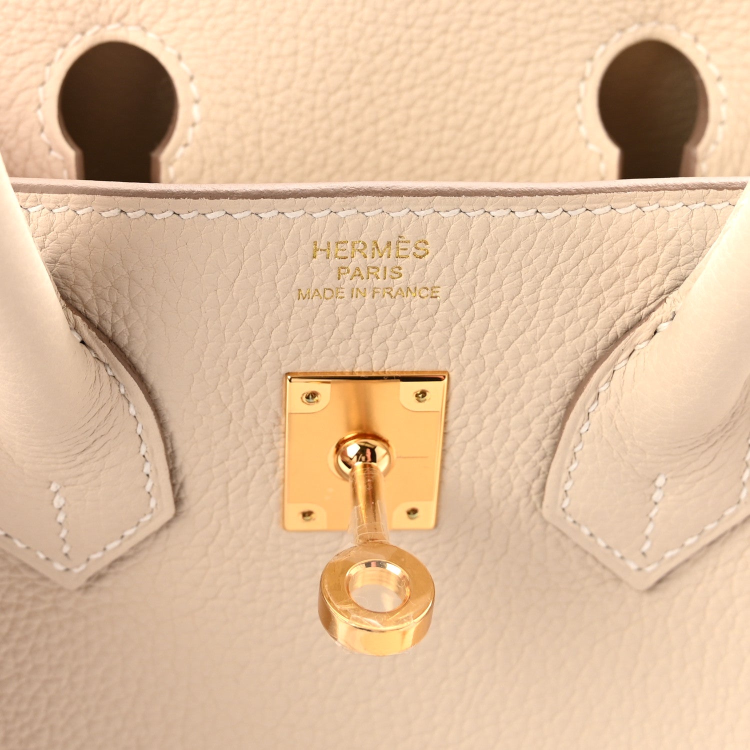 Hermes Togo Birkin 25 Craie 7 of 11