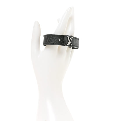 Louis Vuitton Monogram Eclipse LV Slim Bracelet 19 2 of 4