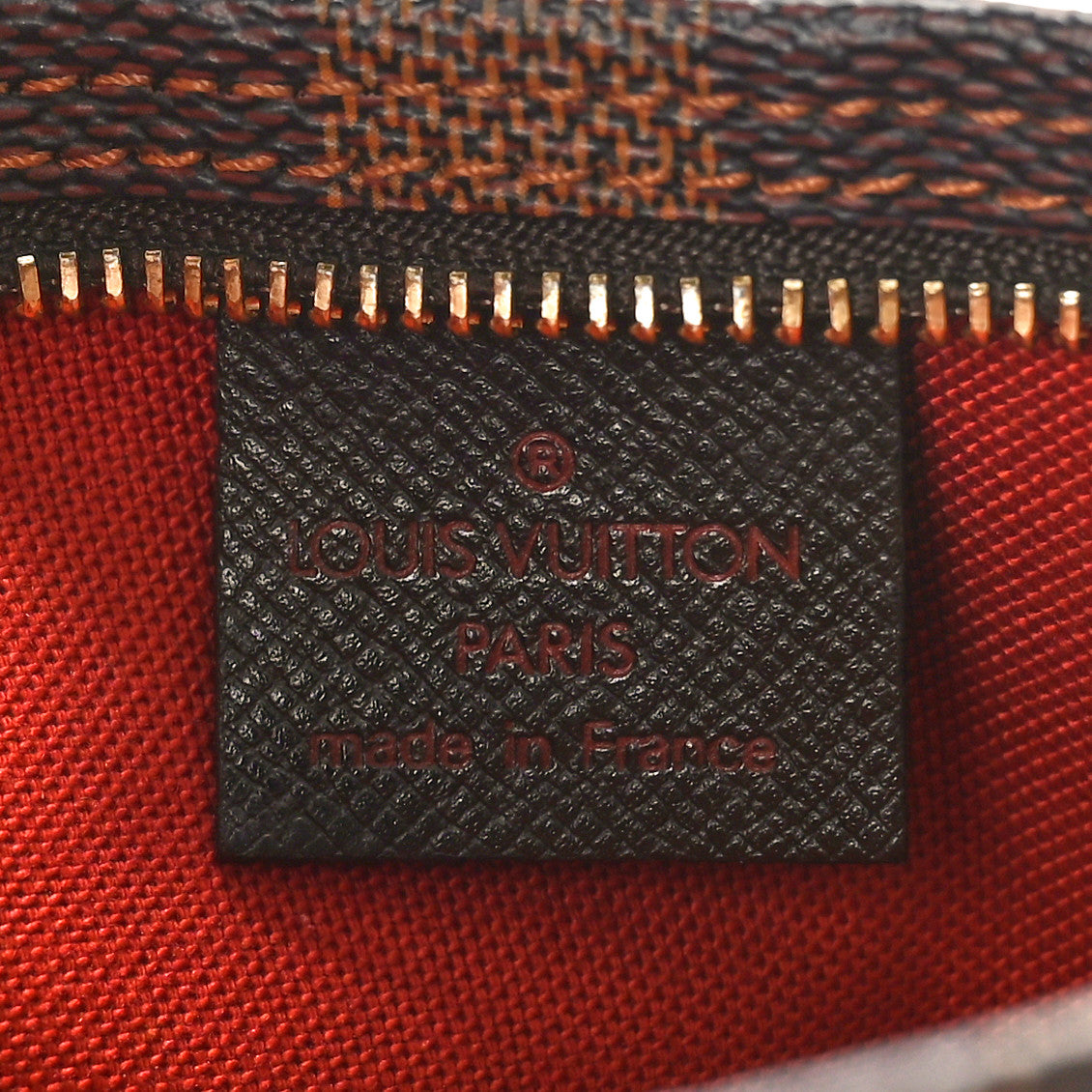 Damier Ebene Trousse Make Up Bag Pochette