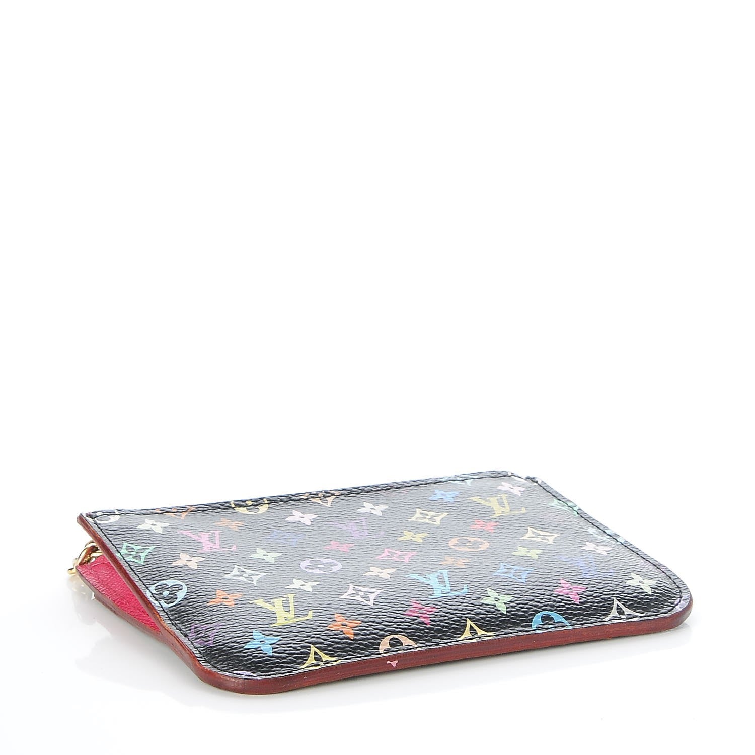 Louis Vuitton Monogram Multicolor Key Pouch Black Grenade 4 of 7