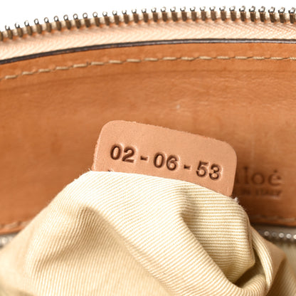 Chloe Calfskin Edith Satchel Beige 7 of 10