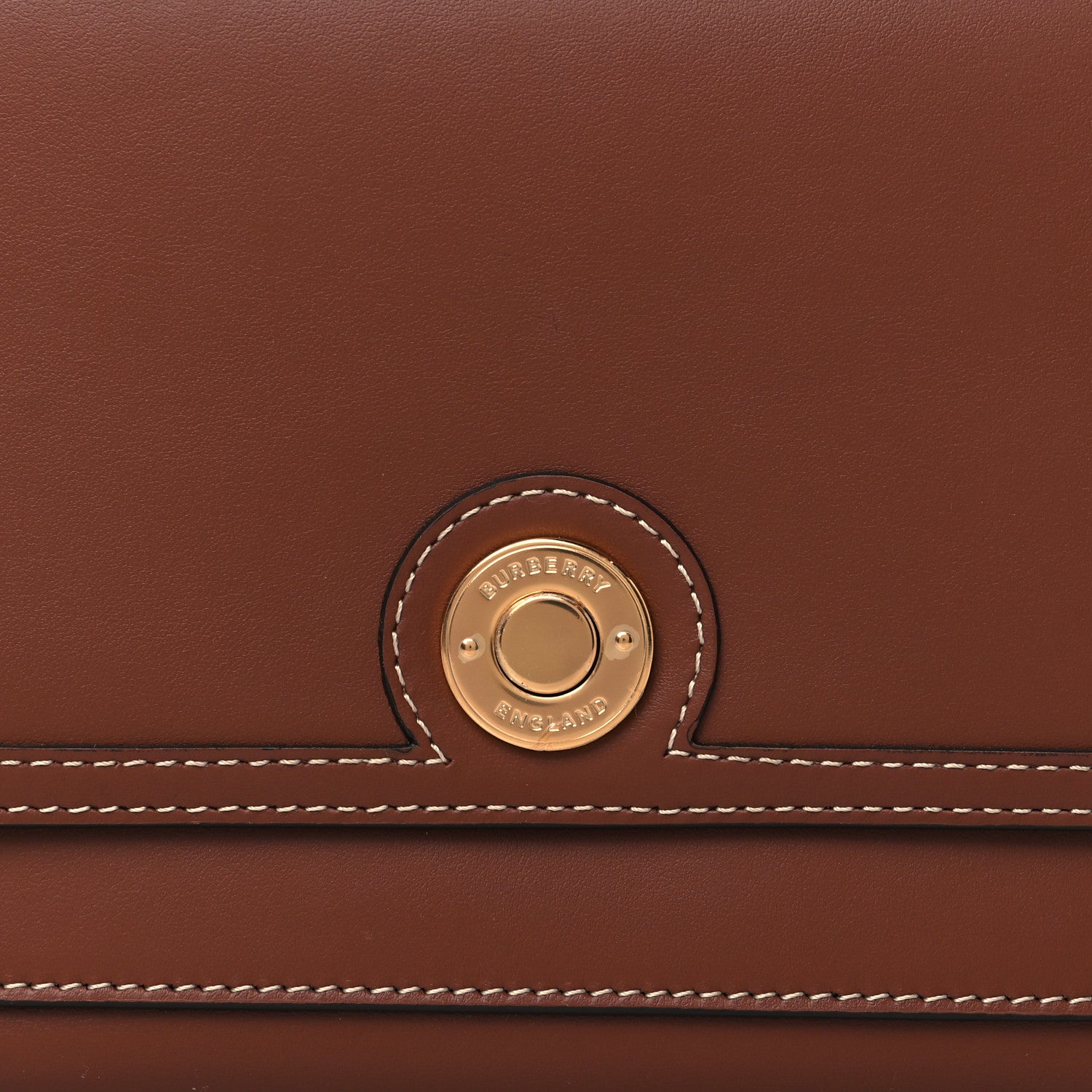 Burberry Calfskin Note Crossbody Bag Tan 8 of 11