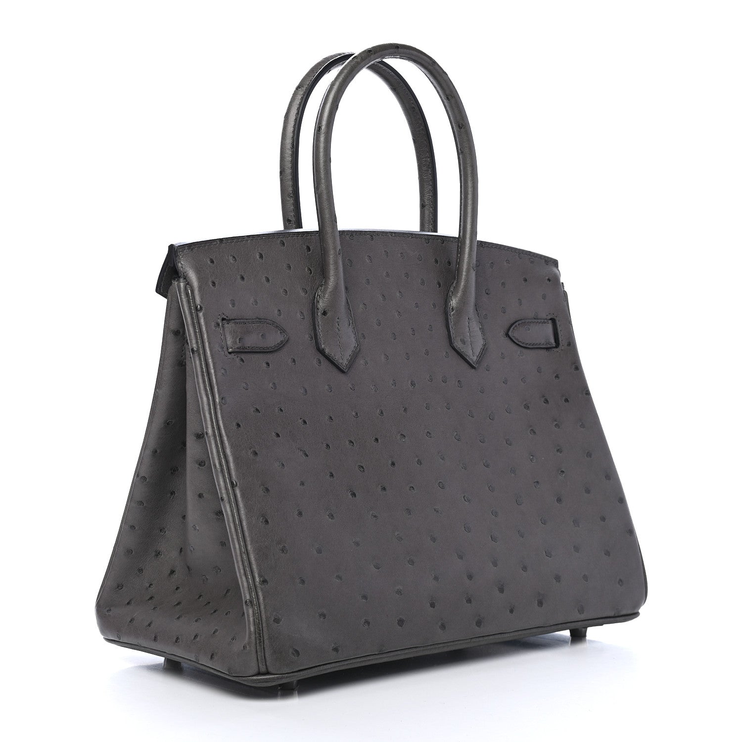 Hermes Ostrich Birkin 30 Graphite 3 of 10