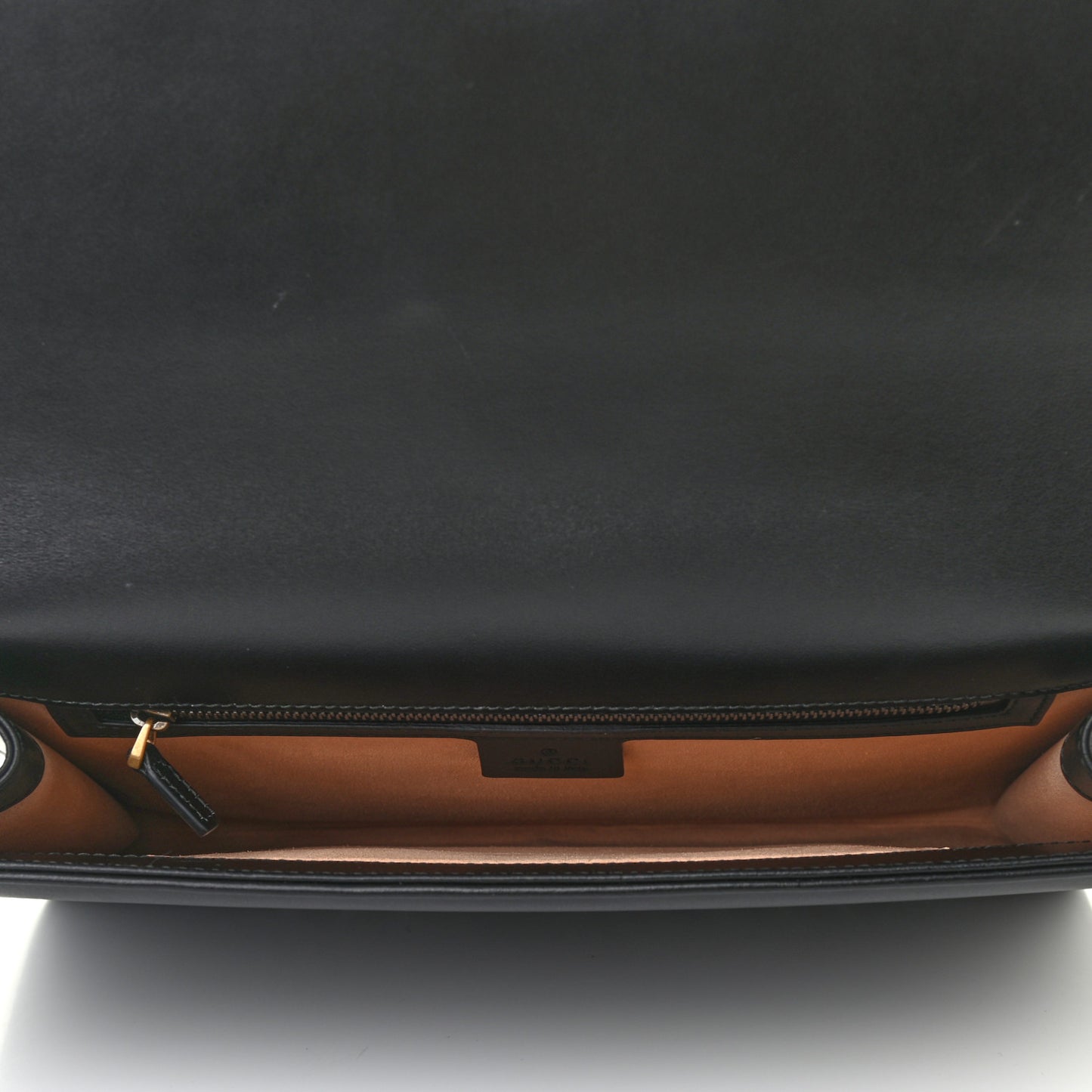 Calfskin Matelasse GG Marmont Clutch Black