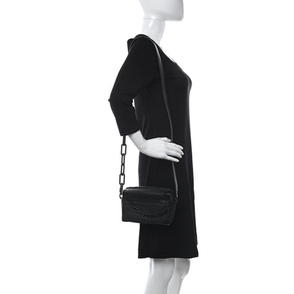 Louis Vuitton Taurillon Monogram Mini Soft Trunk Black 2 of 12