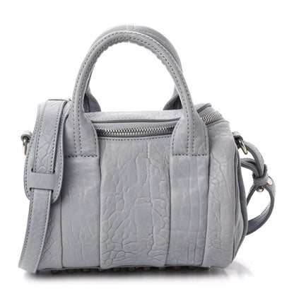 Alexander Wang Pebbled Lambskin Mini Rockie Carbon Rodhium Hardware 1 of 12