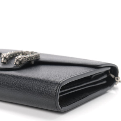 Gucci Calfskin Mini Dionysus Chain Wallet Black 11 of 14