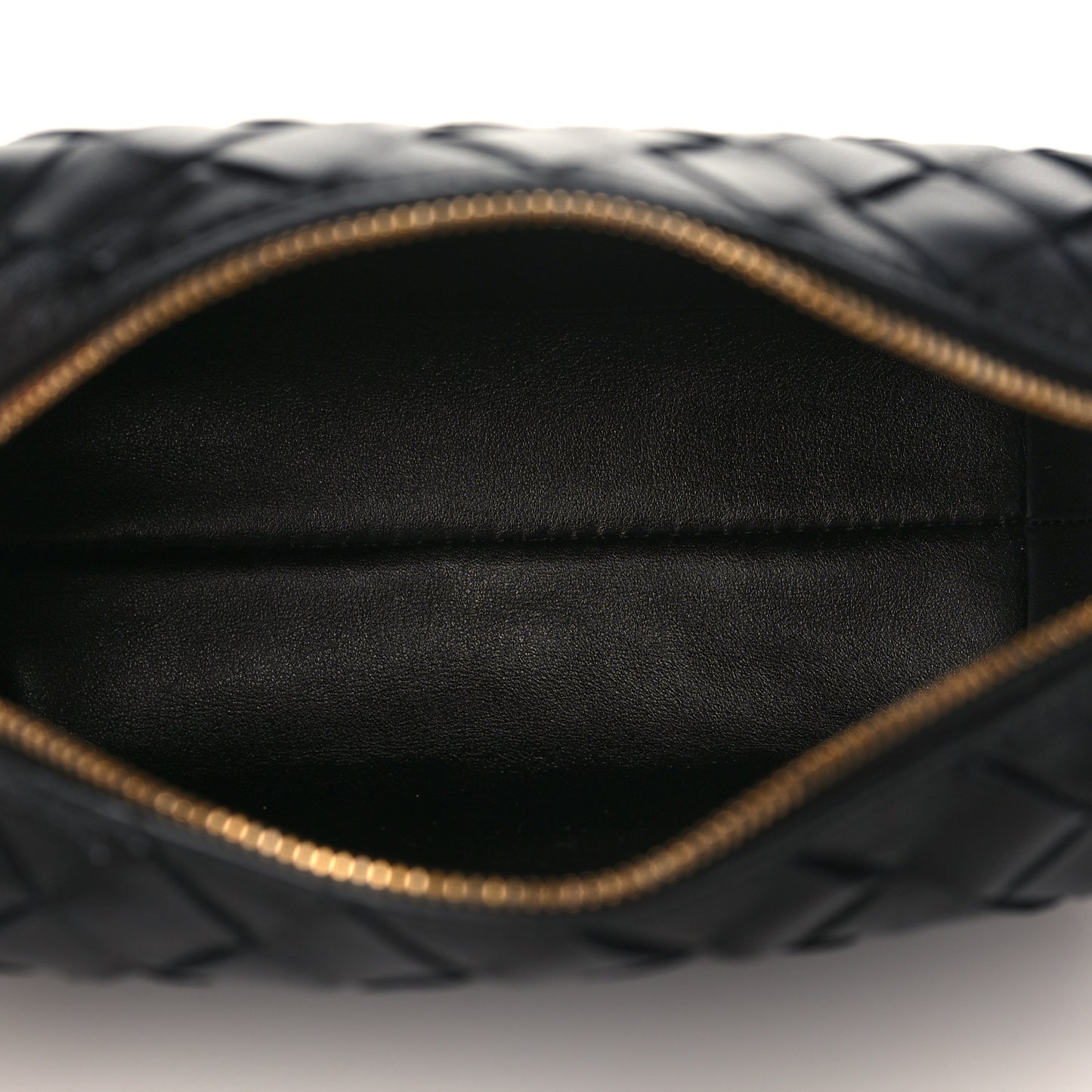Nappa Intrecciato Mini Loop Camera Bag Black
