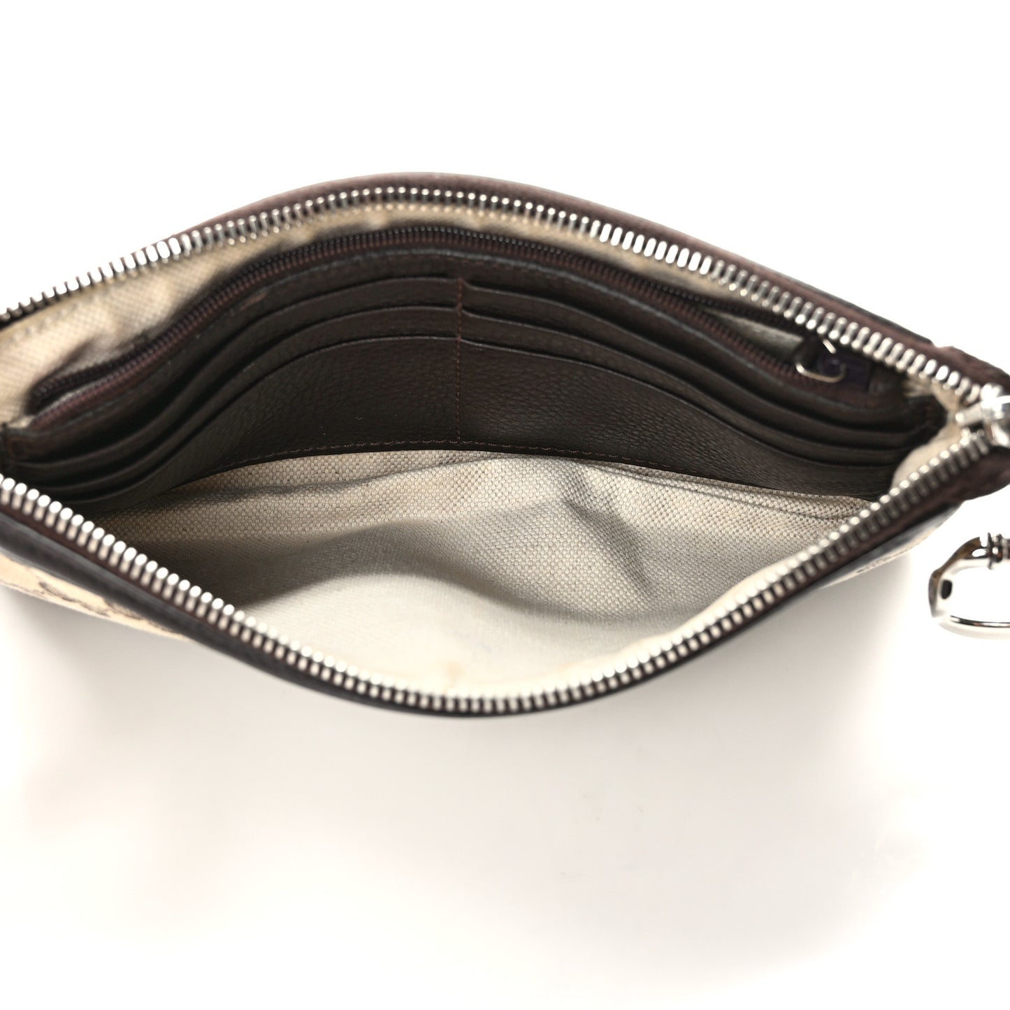 Monogram Horsebit Wristlet Brown