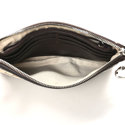 Gucci Monogram Horsebit Wristlet Brown 5 of 7