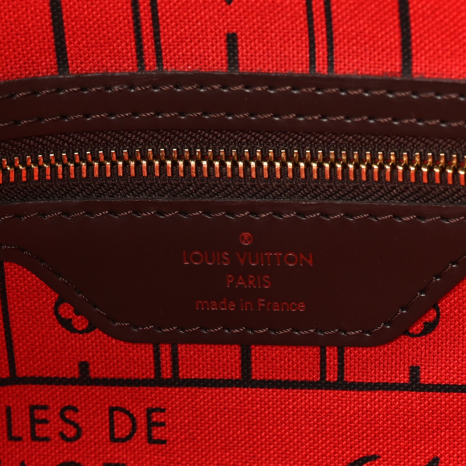 Louis Vuitton Damier Ebene Neverfull PM 6 of 9