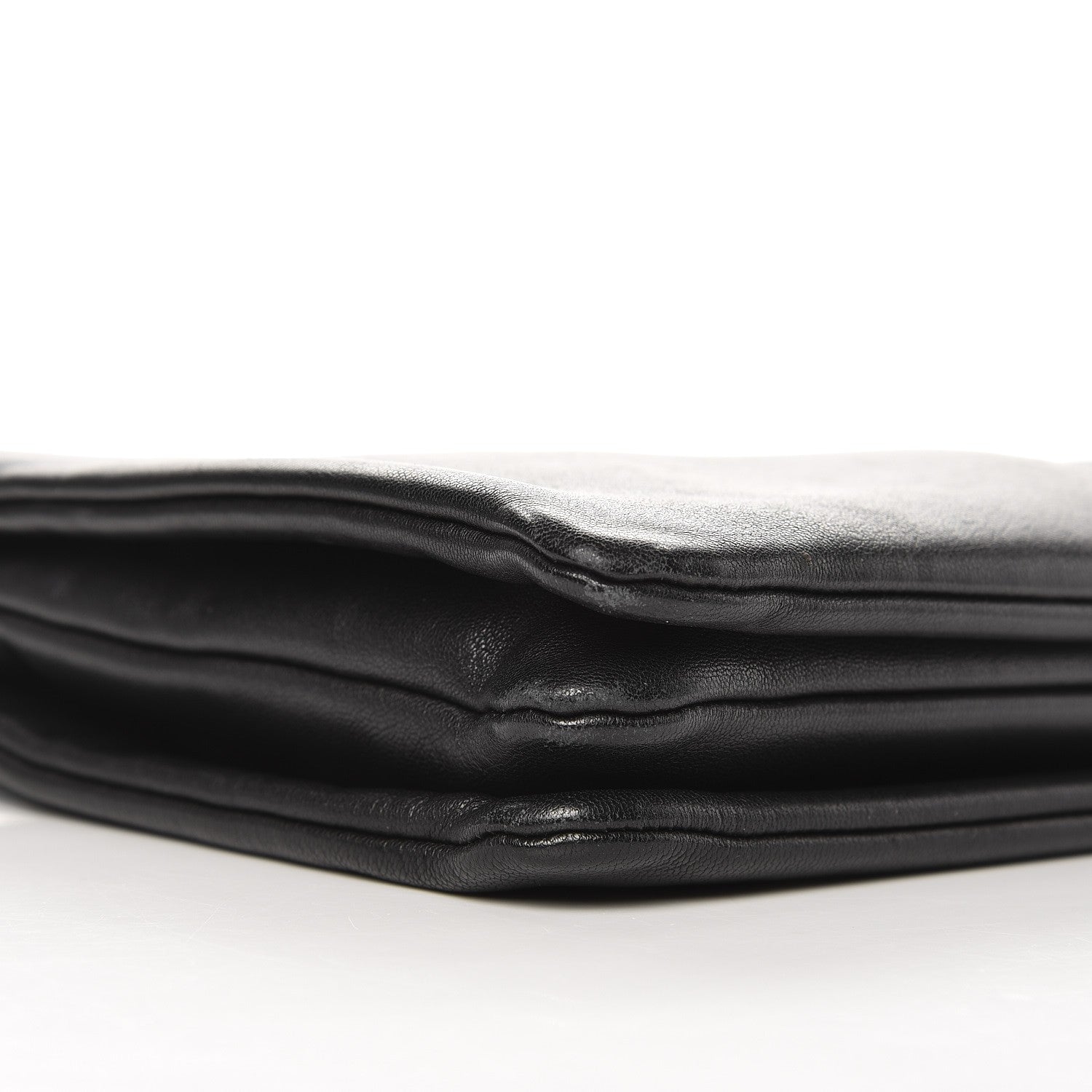 Celine Lambskin Large Trio Crossbody Bag Black 9 of 10