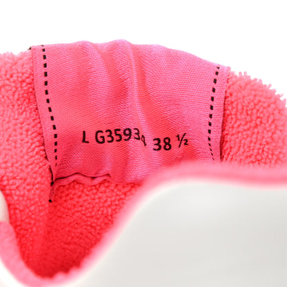 Chanel Calfskin Womens Logo Sneakers 38.5 White Pink 8 of 8